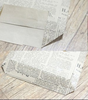 Пакет из газеты