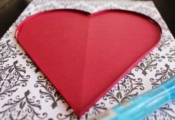 Ажурное сердце в технике квилинг