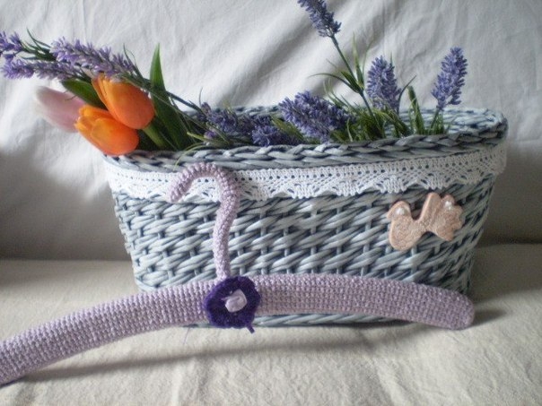 Корзинки из газетных трубочек. Плетение из газет + декупаж. Очень красивые работы. Корзинки из газетных трубочек. Плетение из газет + декупаж. Очень красивые работы.