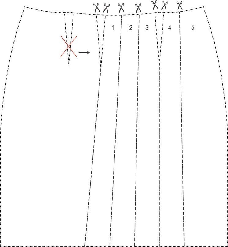 Платье. Выкройка.