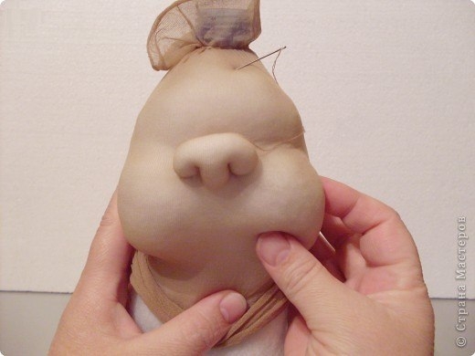 Кукла из капроновых чулок и носков