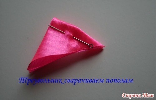 Роза из круглых лепестков