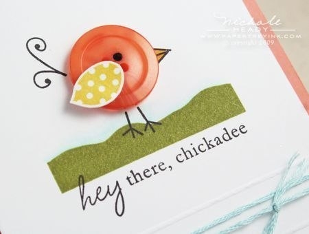 Открытки с пуговицами. Идеи для вдохновения.