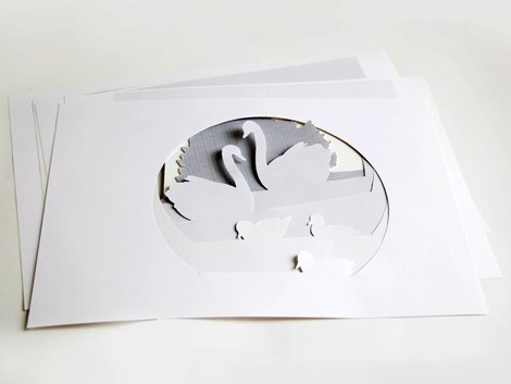 Лебединое озеро - бумажный туннель