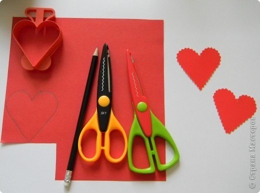 Сердце в технике изонить без иголки