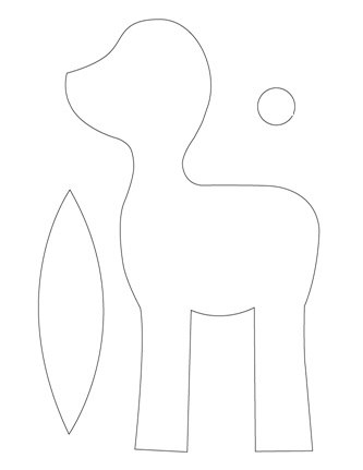 Выкройка олененка Бэмби Выкройка олененка Бэмби