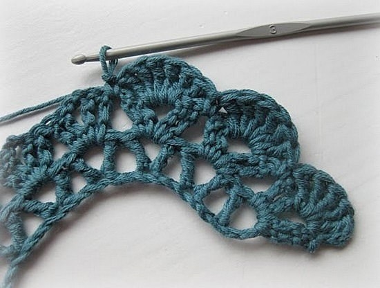 Цветок крючком