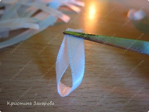 Пушистики из узкой ленты