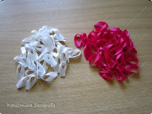 Пушистики из узкой ленты