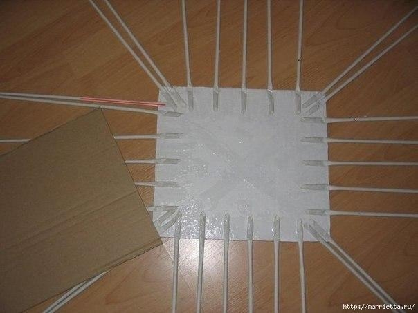 Плетение из газет. Прямоугольные корзинки. Мастер-класс