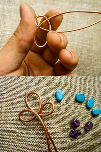 Украшение из медной проволоки своими руками Украшение из медной проволоки своими руками