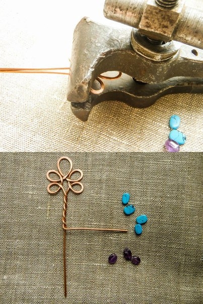 Украшение из медной проволоки своими руками Украшение из медной проволоки своими руками