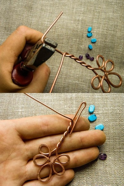 Украшение из медной проволоки своими руками Украшение из медной проволоки своими руками