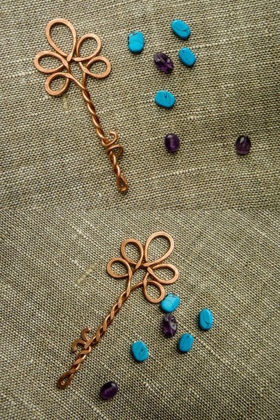 Украшение из медной проволоки своими руками Украшение из медной проволоки своими руками