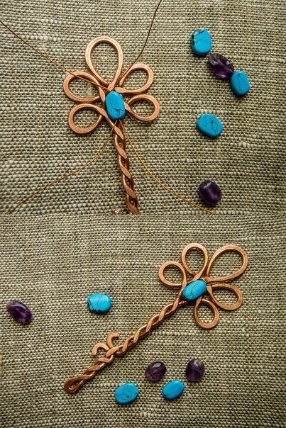 Украшение из медной проволоки своими руками Украшение из медной проволоки своими руками