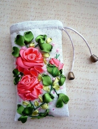 Вышивка лентами