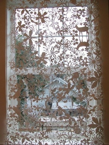 Бумажные шторы в интерьере