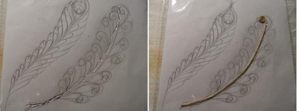 Филигранное перышко Филигранное перышко