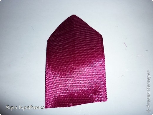 МК листочка для цветочка