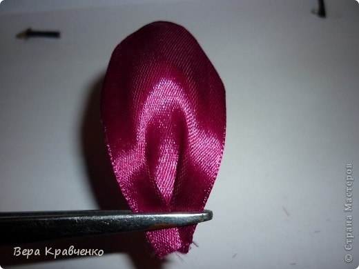 МК листочка для цветочка