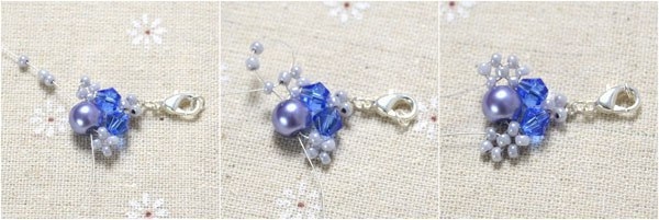 Плетем красивый браслет из бусин за 30 минут Плетем красивый браслет из бусин за 30 минут