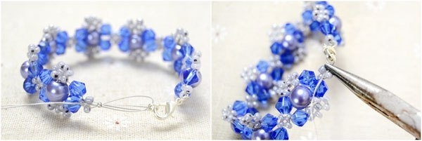 Плетем красивый браслет из бусин за 30 минут Плетем красивый браслет из бусин за 30 минут