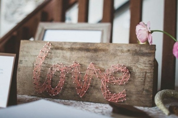 Ниточки и гвоздики. Идеи.