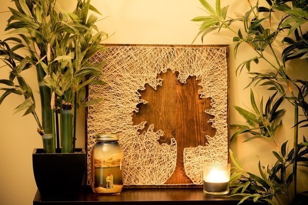 Ниточки и гвоздики. Идеи.