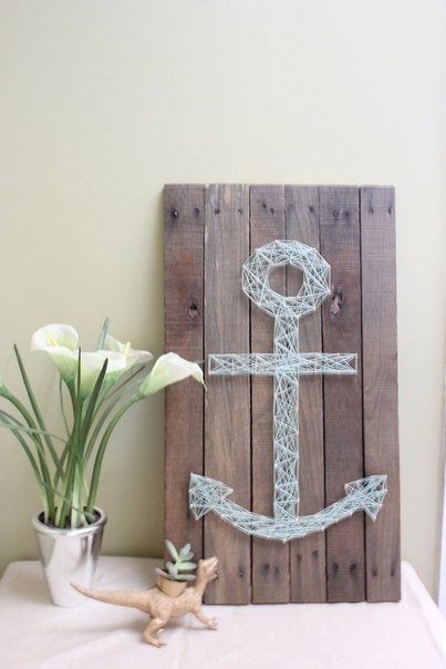 Ниточки и гвоздики. Идеи.