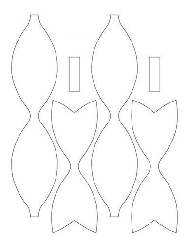 Бумажный бант Бумажный бант