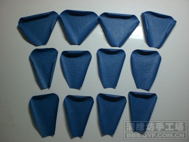 Синие розы из бумаги