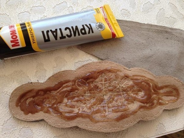 Браслет с кружевом бисером и стразами Браслет с кружевом бисером и стразами