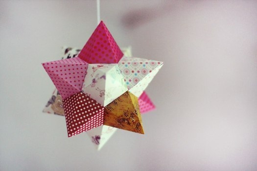 Звезда из бумаги. Мастер-класс