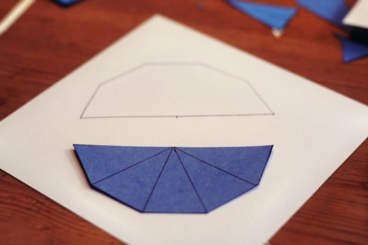 Звезда из бумаги. Мастер-класс