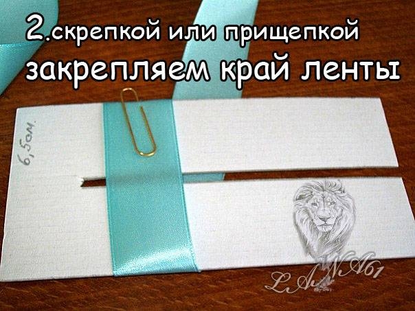 МК по бантикам из атласных лент