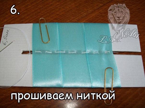 МК по бантикам из атласных лент