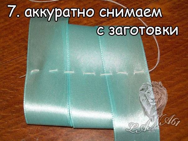 МК по бантикам из атласных лент