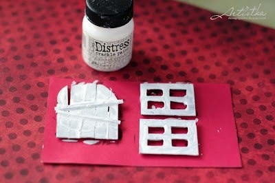 Мастер-класс Заснеженный домик Мастер-класс Заснеженный домик