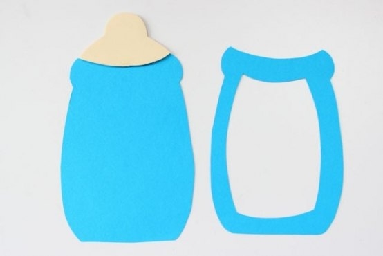 Открытка для малыша с конфетами