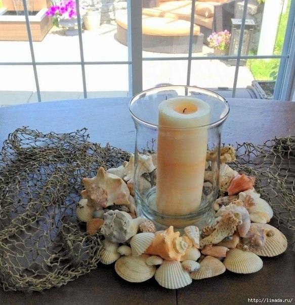 Красивый подсвечник Воспоминания о море