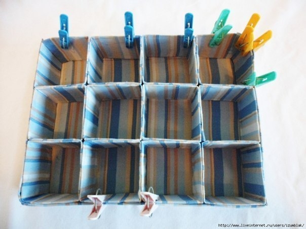 Коробочка органайзер с делениями