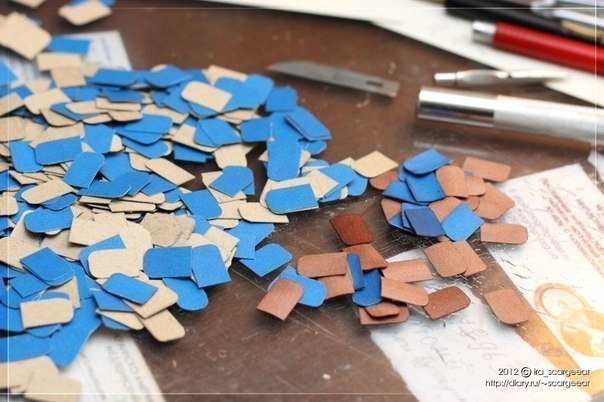 Очаровательный домик из картона.