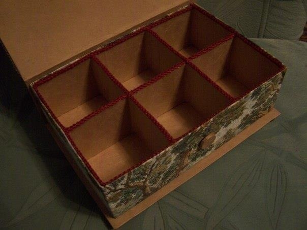 Шкатулка из тетрапаков