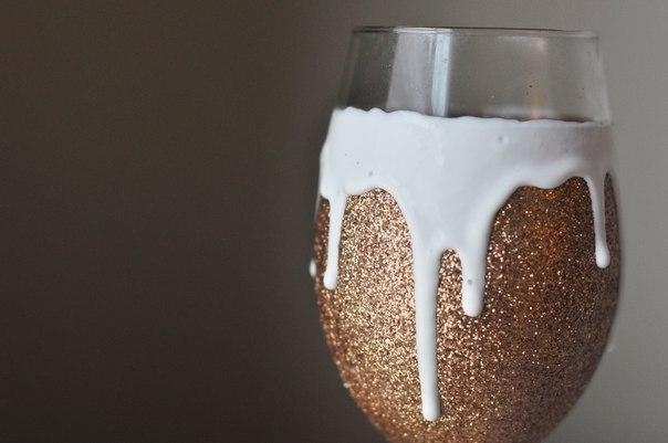 Декор праздничного бокала