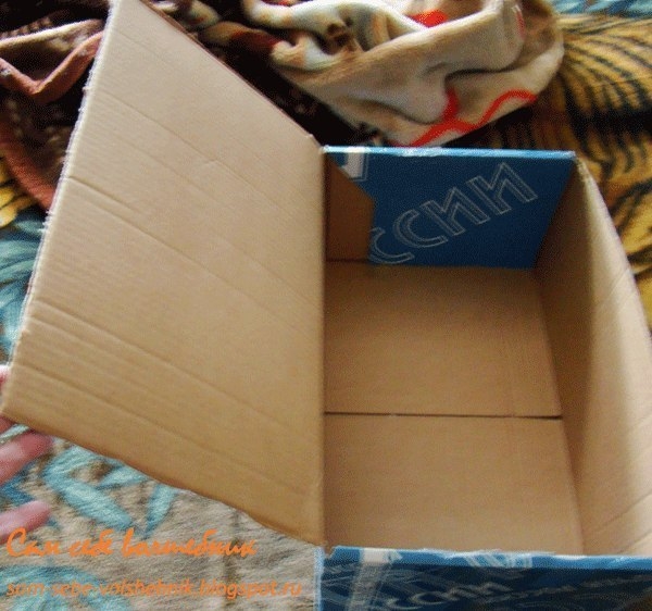 Плетем стильный сундучок из газетных трубочек