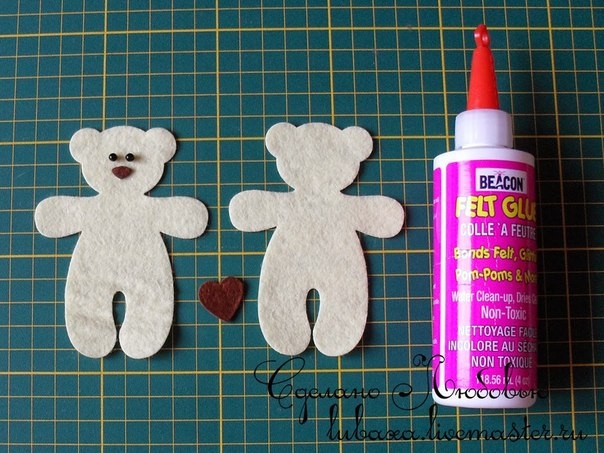 МК мишка из фетра МК мишка из фетра