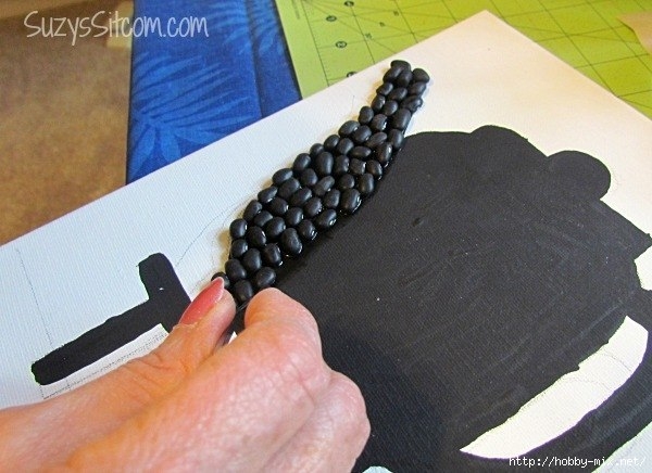 Чайно-кофейные мозаики из фасоли Чайно-кофейные мозаики из фасоли