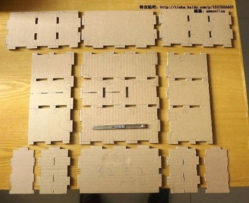 Комод из картона