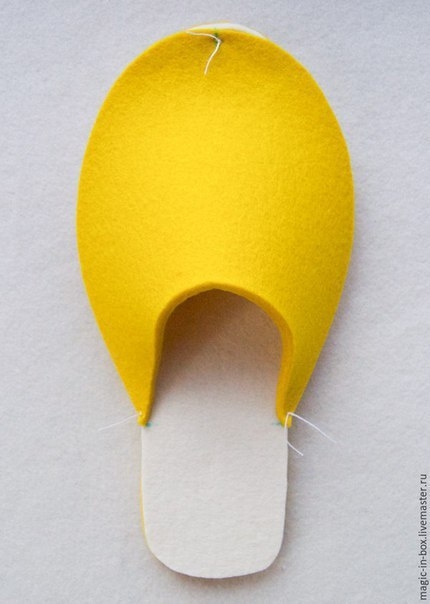 Как просто сшить фетровые тапочки для гостей