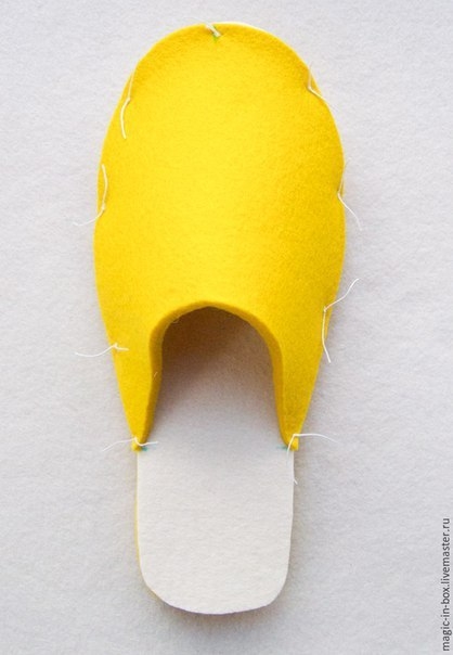 Как просто сшить фетровые тапочки для гостей